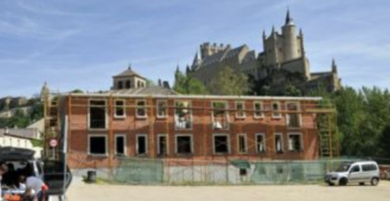 El edificio que se construye en San Marcos