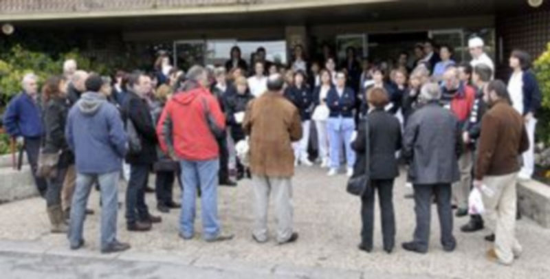 Concentración en la Asistida. / JUAN MARTÍN