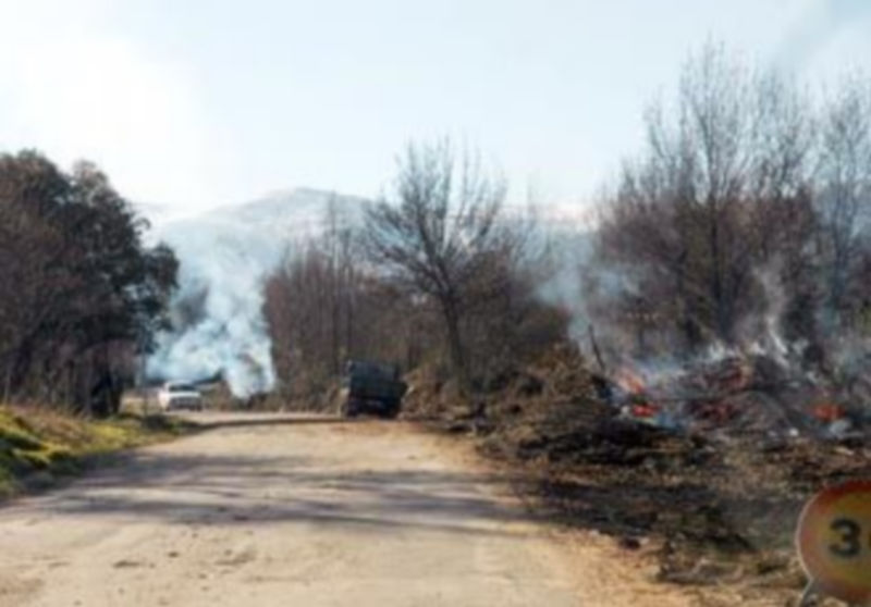 Carretera de La Losa a Madrona