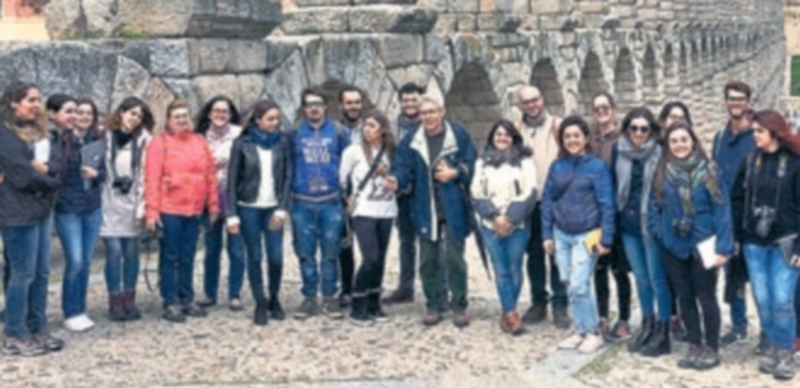 El grupo de alumnos del máster en Arqueología y Patrimonio de la UAM