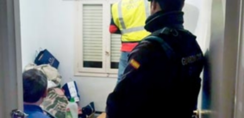 La labor de investigación realizada por la Guardia Civil acumuló numerosos indicios sobre la potencial peligrosidad del detenido- / el adelantado