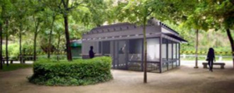 Fotomontaje que muestra el futuro aspecto del quiosco-bar de la Alameda de La Fuencisla./AYUNTAMIENTO DE SEGOVIA.