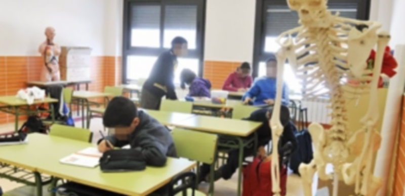 Imagen de archivo del colegio Las Cañadas de Trescasas que se ha acogido al programa de clases de inglés. / J. Martin