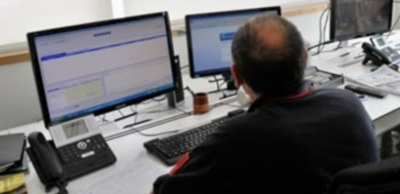 Central de comunicaciones de los bomberos de Segovia. / Kamarero