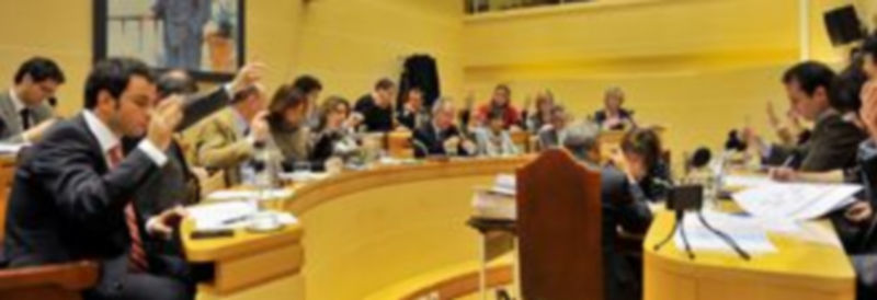 Imagen de la sesión plenaria de ayer