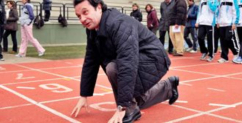 El alcalde y candidato del PSOE