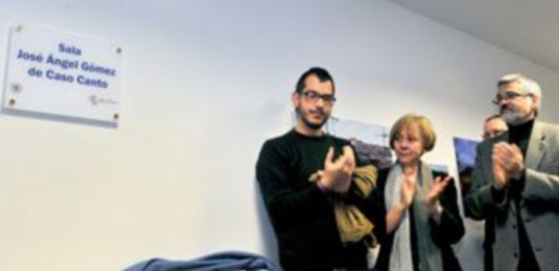 Uno de los hijos de José Ángel Gómez de Caso