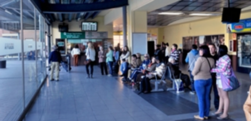 La estación de autobuses