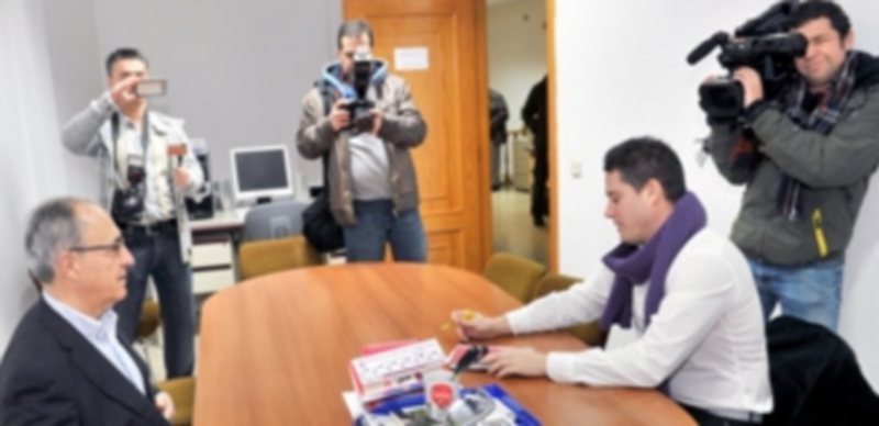 Arranz niega todas las acusaciones del PSOE y exige disculpas públicas 1 Reguera (izquierda) y Arranz