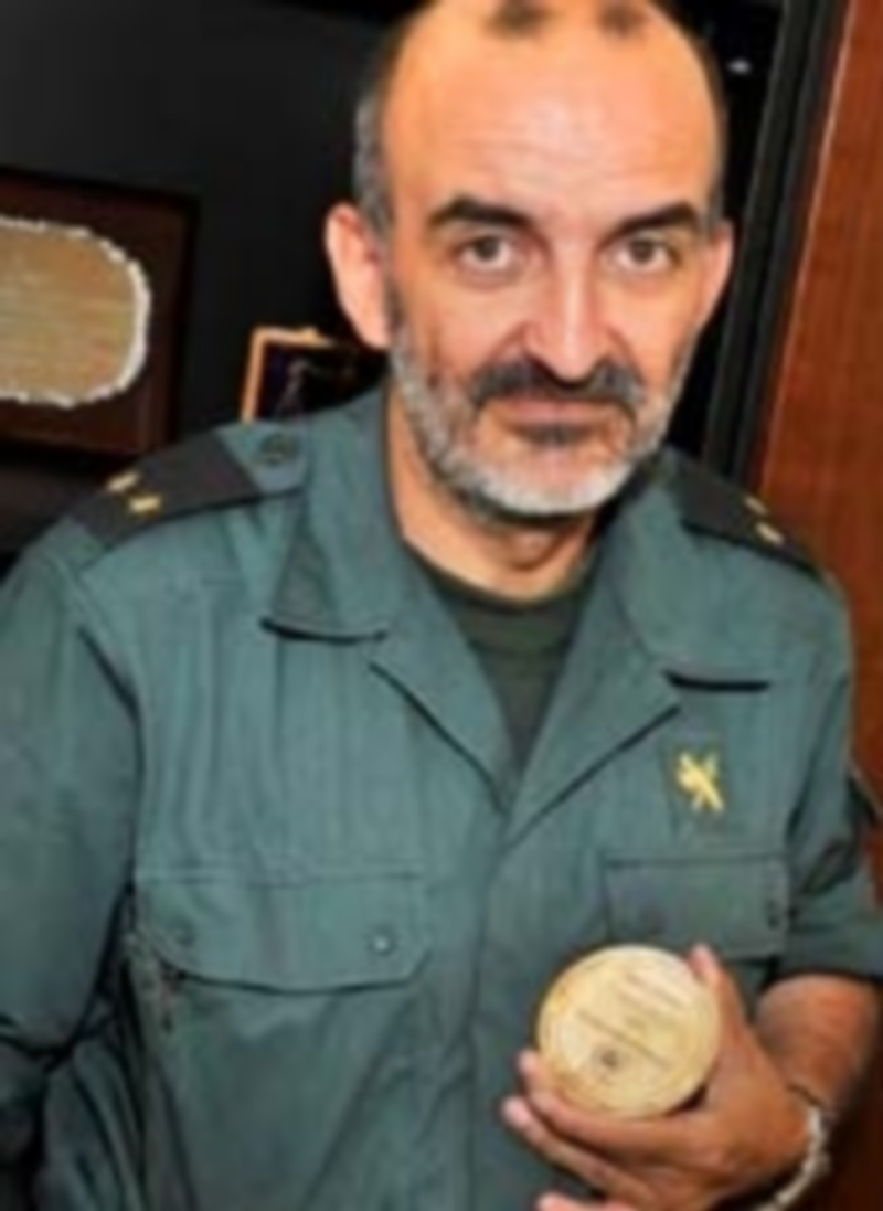 El teniente Jesús Calvo