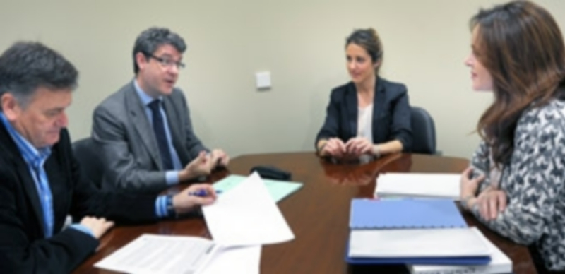 Nadal se reunió en Segovia con candidatos del PP como Silvia Clemente