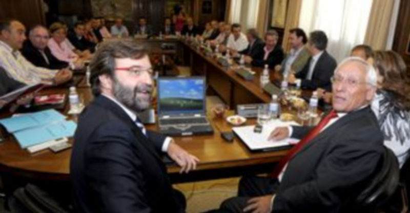 Imagen del Consejo de Administración de la semana pasada donde se aprobó el contrato del nuevo SIP. / Kamarero