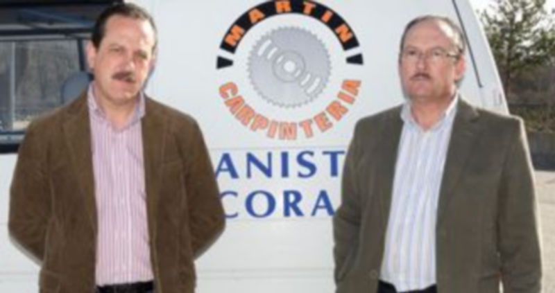 Los responsables de la Carpintería Martín Rodríguez