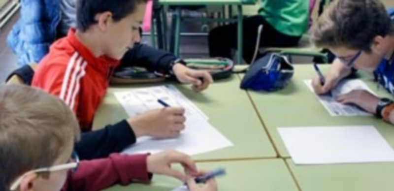 Los alumnos de 6 º hicieron las pruebas la pasada semana. / Juan Martin