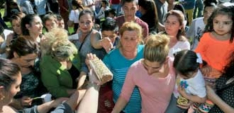 La población gitana tiene una media de edad joven. En la imagen