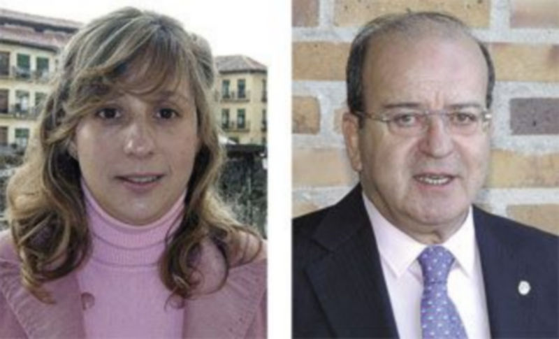 Miriam Yagüe Pascual y Luis Pérez de Cossío. / JUAN MARTÍN