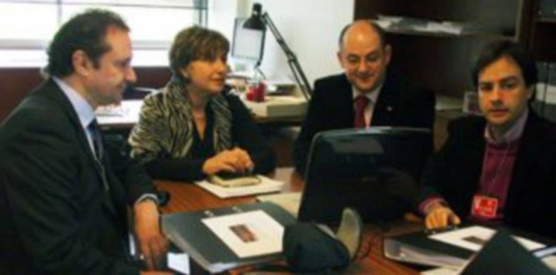 Un momento de la reunión