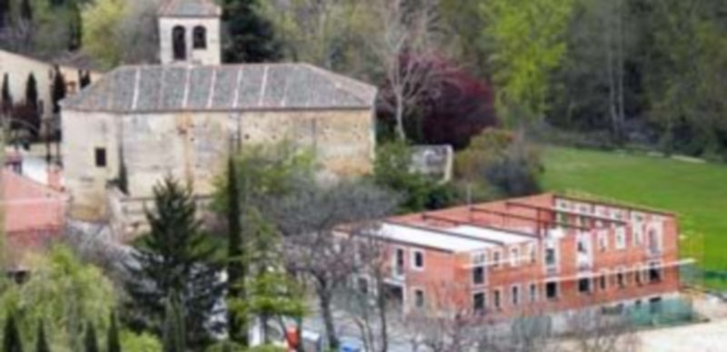 Imagen del edificio en construcción