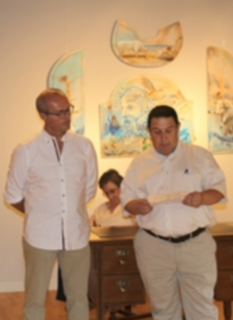 Alfonos Rey junto a Pablo Quevedo