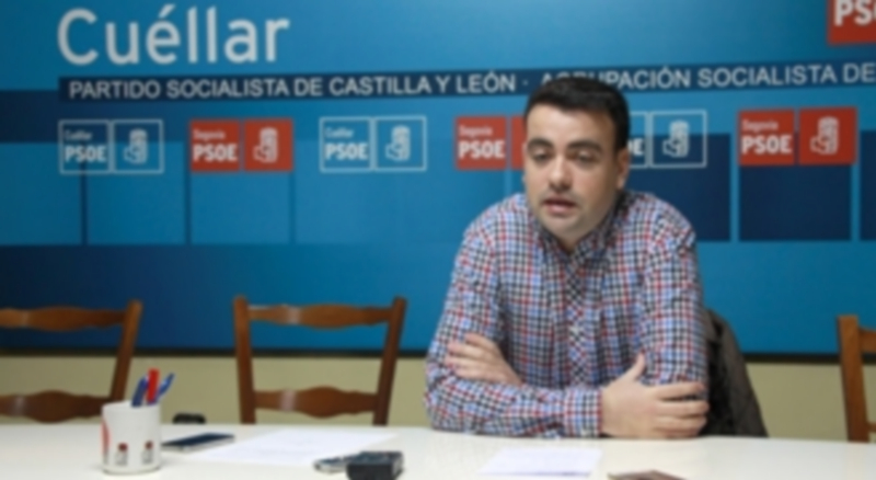 Carlos Fraile en la sede local del Partido Socialista. / C. Núñez