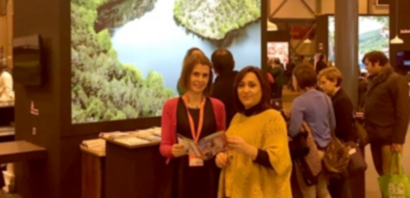 Nuria Fernández en la pasada edición de Fitur