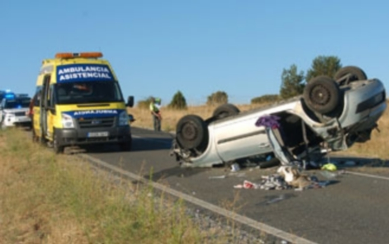 Estado en el que quedó el vehículo tras el accidente