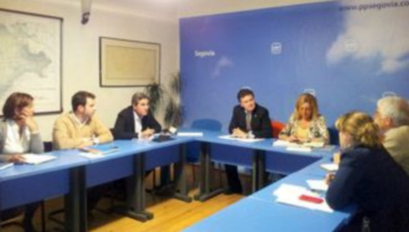 Un momento del encuentro entre los parlamentarios