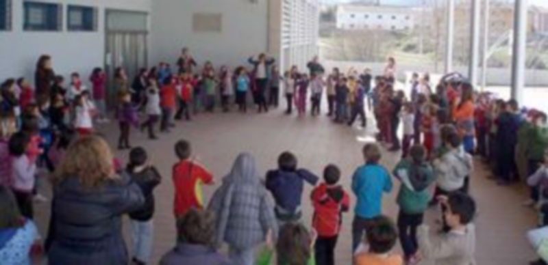 Imagen del colegio de Palazuelos de Eresma donde se producirá una renovación en el equipo directivo. / El Adelantado