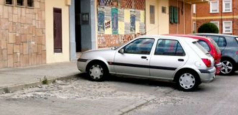 Las aceras de la Plaza Vendrell