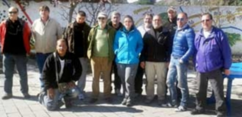 El grupo de peregrinos completó el segundo tramo el Camino de Santiago