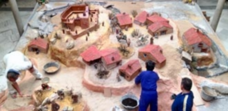 La instalación de este nacimiento ofrece algunas novedades