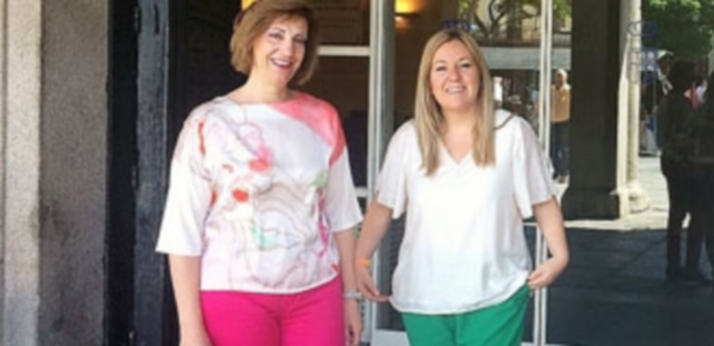 María José García Orejana y la procuradora Belén Rosado