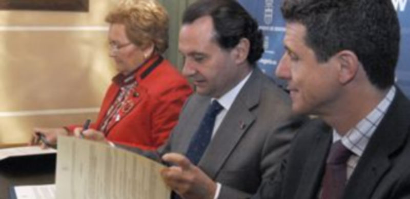 Juana Borrego y el alcalde