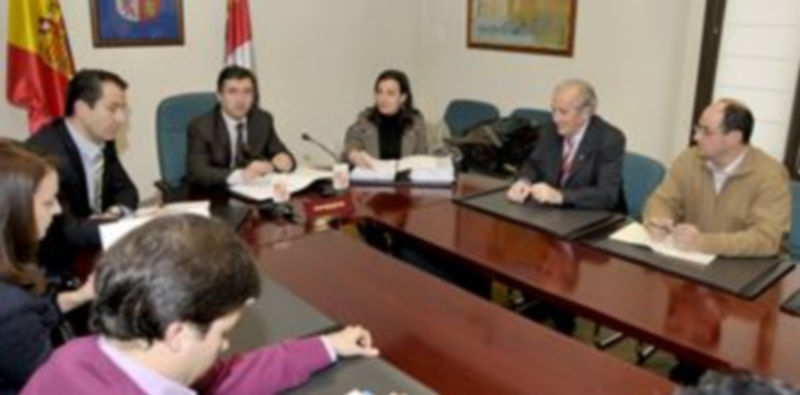 Un momento de la reunión de la comisión de seguimiento