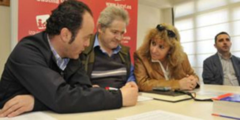 José Luis Duque (centro) y María Jesús Valverde