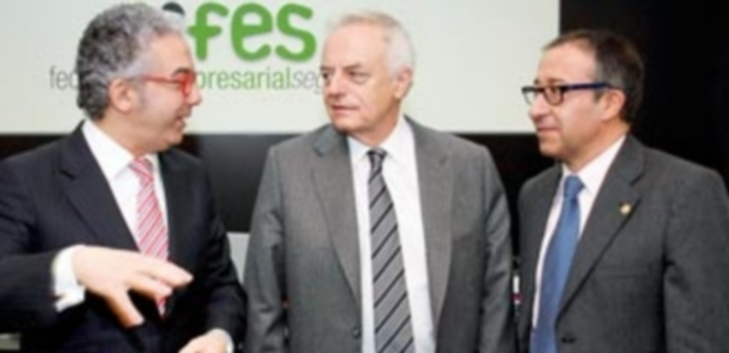 Representantes de la Federación de Empresarios