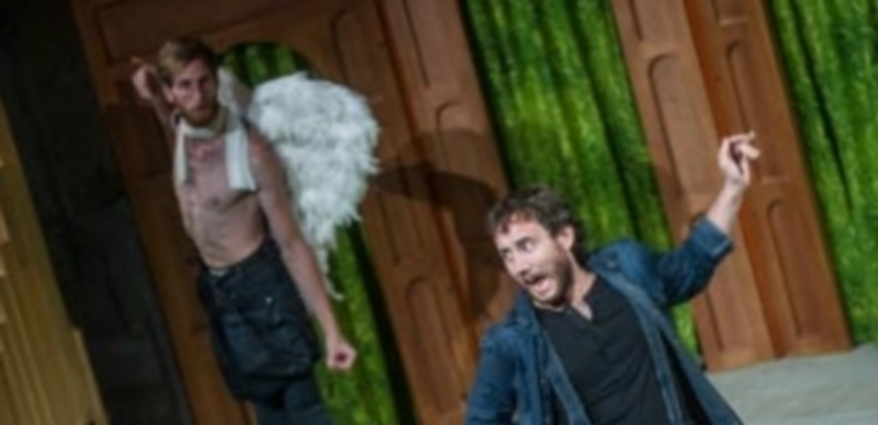 Un momento de la representación del rexto clásico de Juan del Enzina. / Kamarero