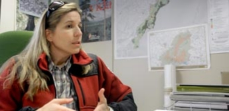 La codirectora-conservadora Patricia Riquelme