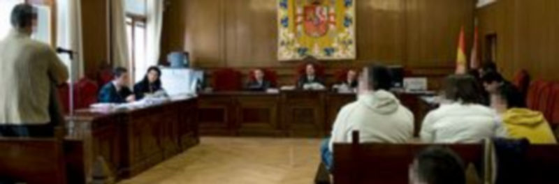 Un momento de la vista oral celebrada ayer en la Audiencia Provincial de Segovia. / KAMARERO