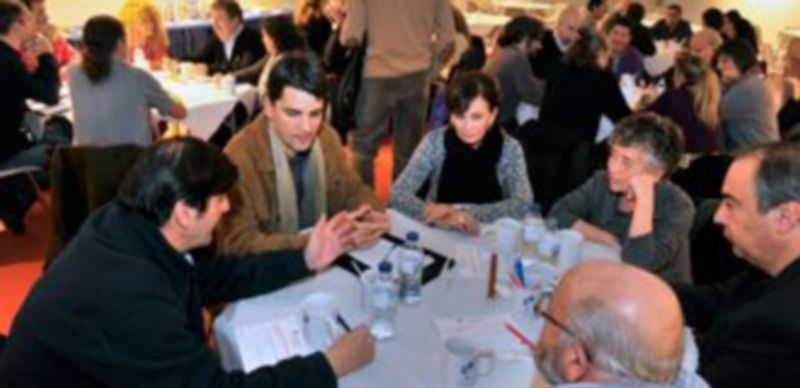 Un aspecto de la sala