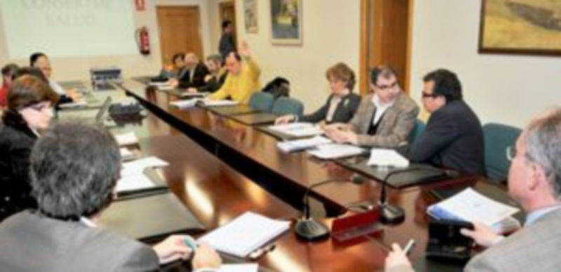 Inicio de la reunión del Consejo de Salud de Área de Segovia