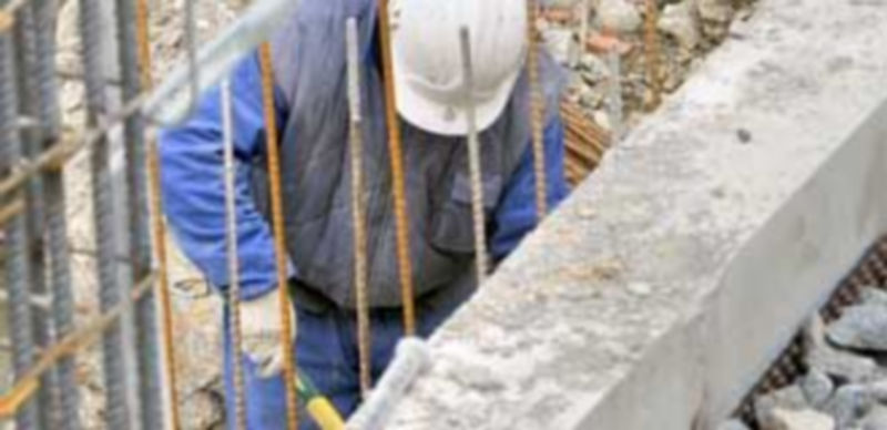 La construcción representa un 7% del total de afiliados en la región. / Kamarero