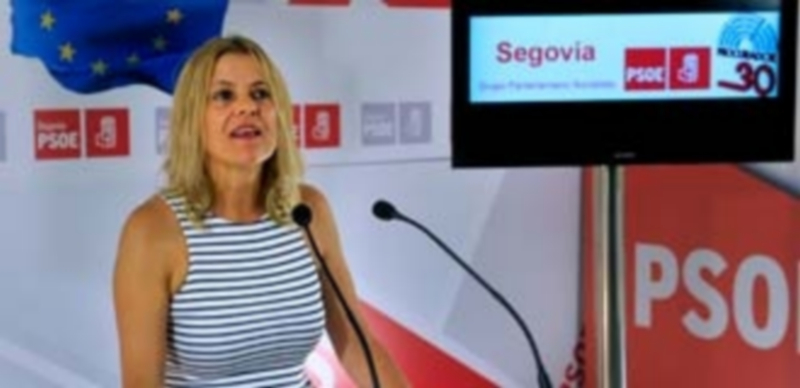 Ana Agudíez compareció ayer en la sede del PSOE provincial para hacer un balance de su actividad en las Cortes. / Kamarero