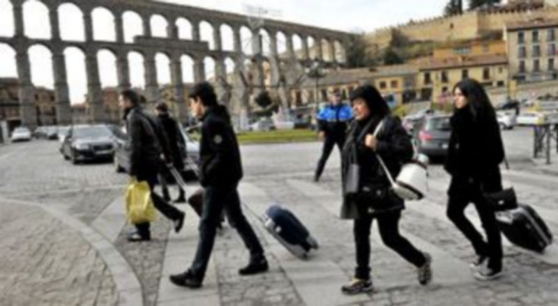 La presencia de turistas en las calles