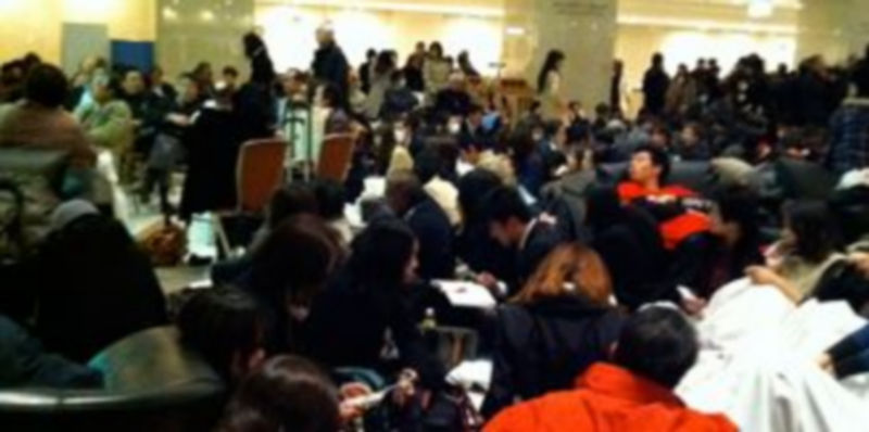 El hotel en el que se refugió la profesora segoviana albergó a decenas de personas. / Foto enviada por montserrat sanz