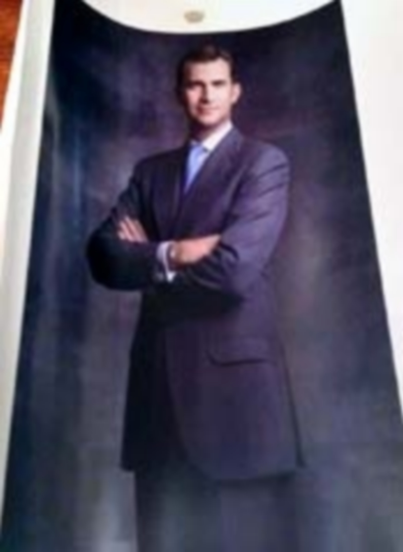 Imagen del rey Felipe VI remitida por la Diputación a los ayuntamientos./ E.A.