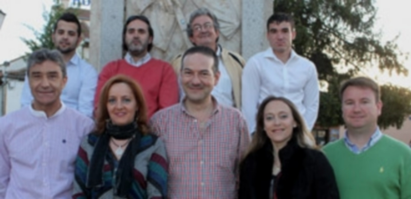 Parte de los miembros de la candidatura popular en Aguilafuente. / El Adelantado