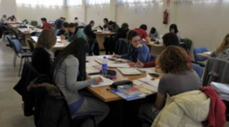 Imagen de archivo de la sala de estudios de San José. / Alberto Benavente.