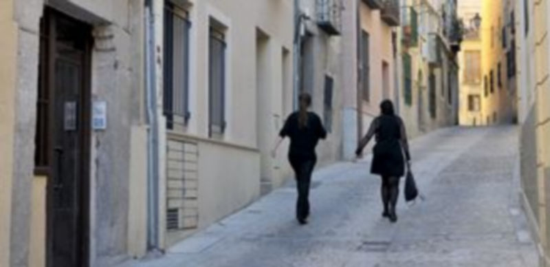 Imagen de archivo de la calle Desamparados de la capital. / Alberto Benavente