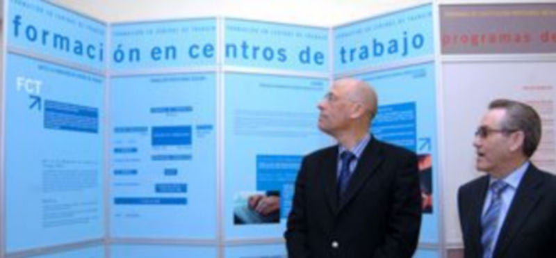 Imagen de archivo de una de las actividades organizadas por la Consejería de Educación para divulgar la FP. / Juan Martín